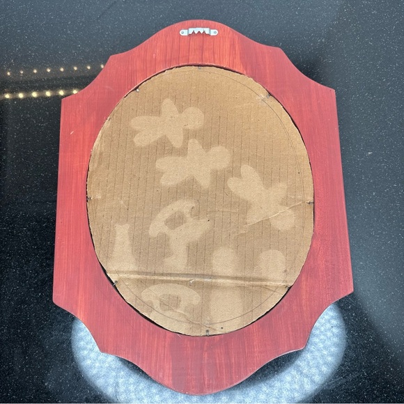 Hand Painted Pink Floral Mirror - Picture 8 of 10